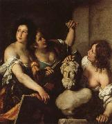 Bernardo Strozzi Allegory of the Arts oil on canvas